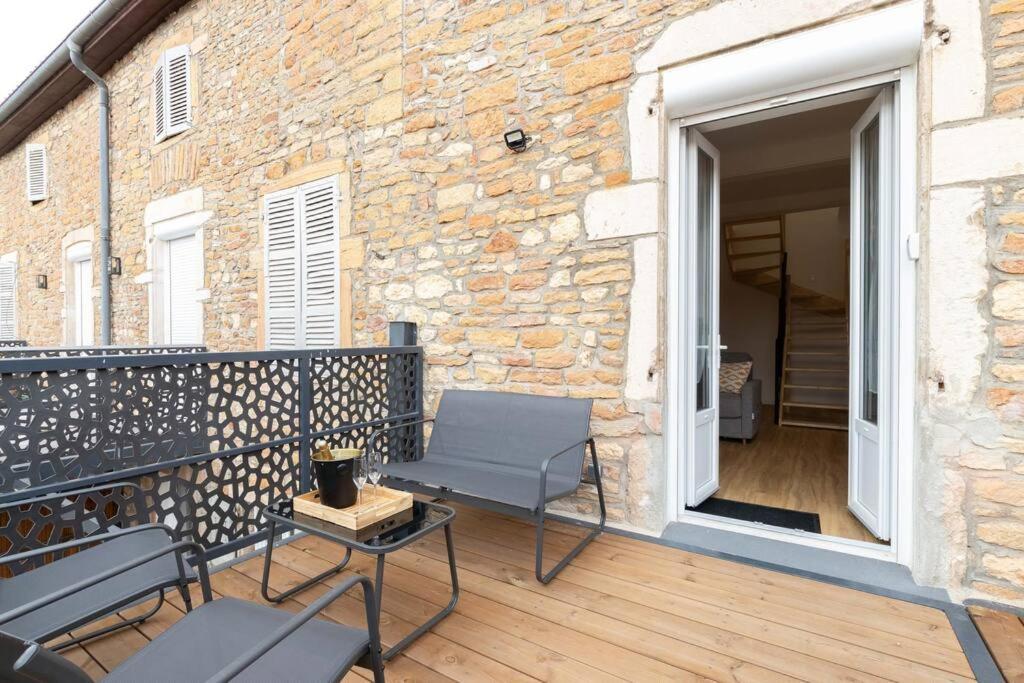 Cabana & L'Escapade Sud Maconnaise - Terrasse & Parking Apartamento Exterior foto